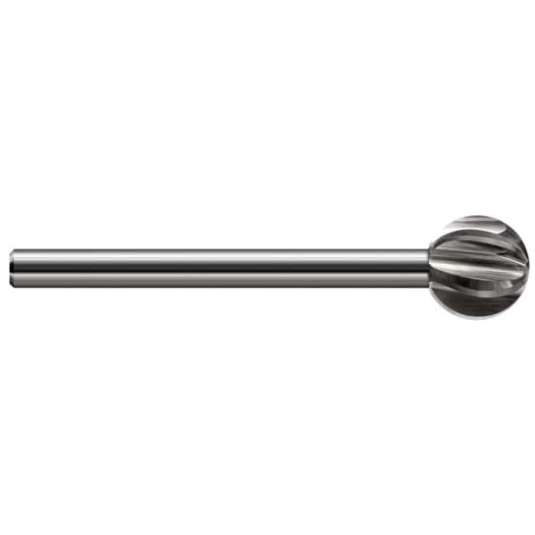Undercutting End Mill - 300 Reduced Shank, 0.2500" (1/4), Number of Flutes: 6